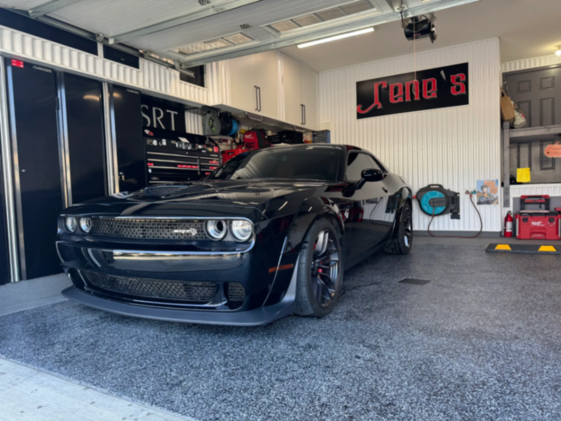 Professional epoxy garage floor installation